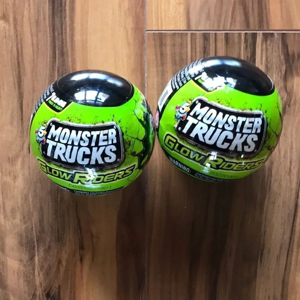 NEW 2 Monster Trucks Glow Riders